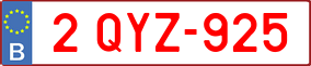 Truck License Plate
